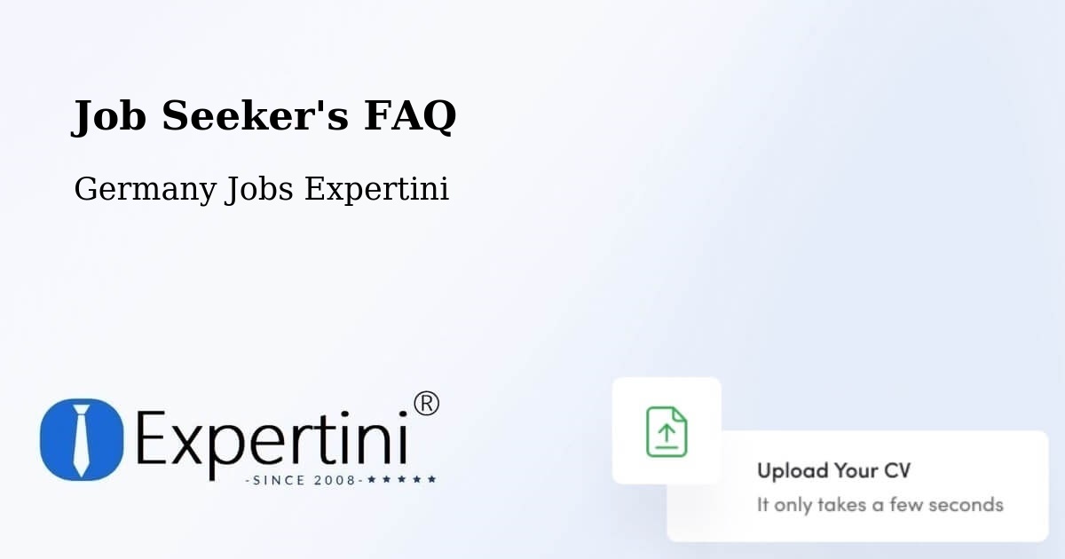 Job Seeker FAQ – Kleinmachnow - Germany Jobs Expertini