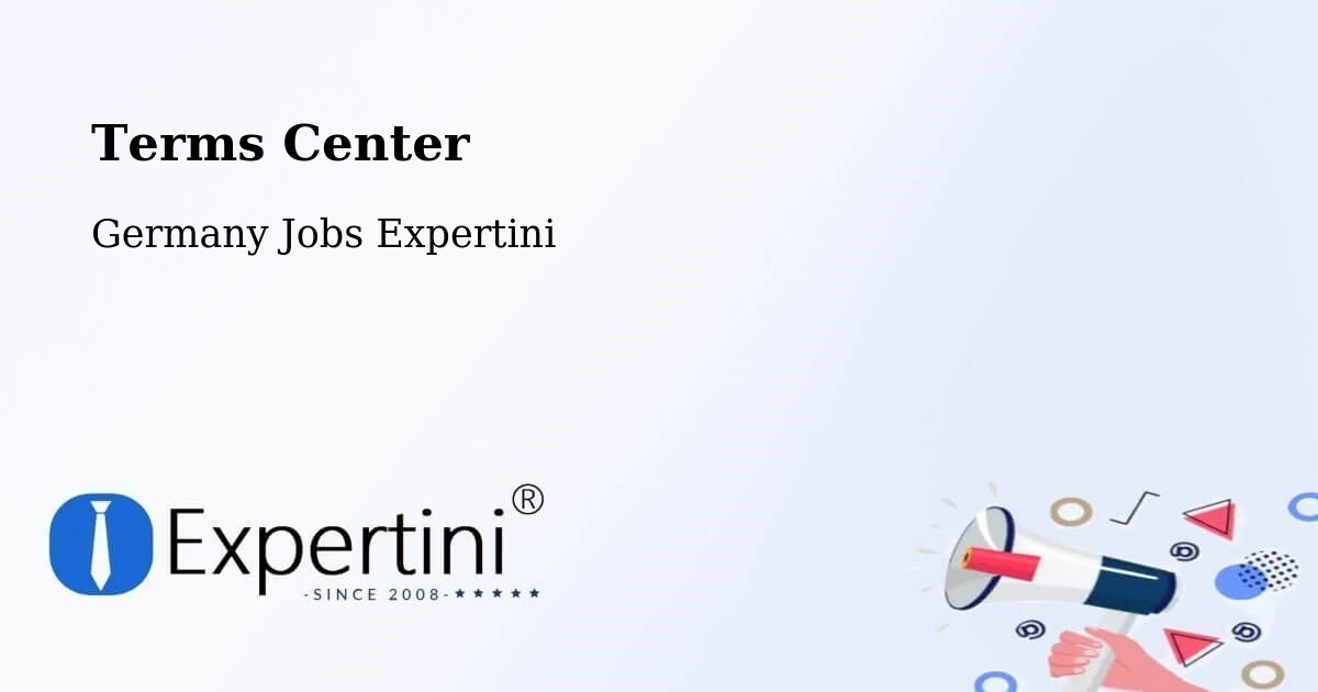 Terms of Service – Kleinmachnow - Germany Jobs Expertini